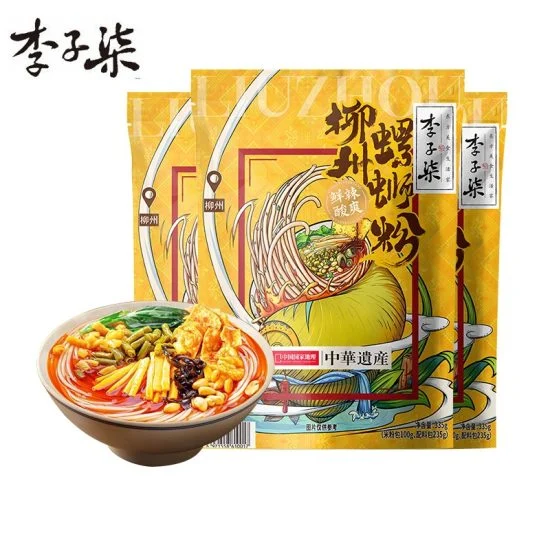 李子柒【鲜辣酸爽】柳州螺蛳粉335g-1.webp 李子柒螺螄粉 經典原味 3袋裝 330g*3 正宗廣西柳州特產 鮮辣酸爽 Q彈陳米粉 台灣現貨:圖片 1